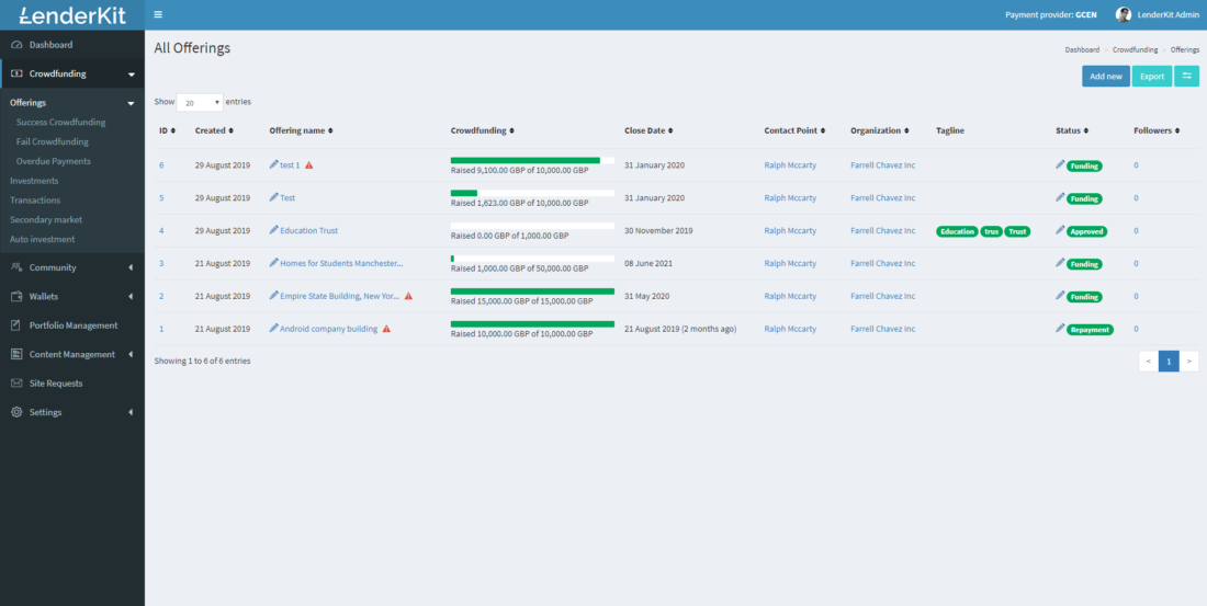 Custom-crowdfunding-platform-offerings-fields
