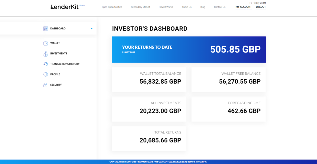 investor-dashboard-lenderkit-1100x569 Building a Private Crowdfunding Platform for Real Estate Investing