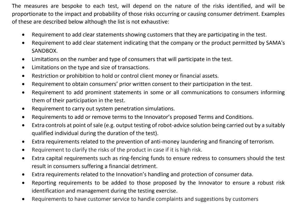 strict-SAMA-requirements-for-a-testing-plan What is SAMA's Regulatory Sandbox and How to Apply