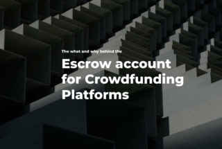 Escrow account for crowdfunding platforms