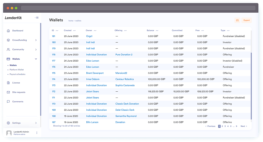 Platform-wallet-monitoring Building a Private Crowdfunding Platform for Real Estate Investing