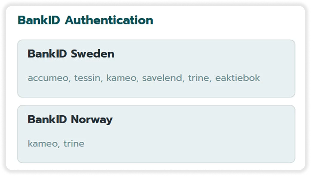 norway bankid for crowdfunding platforms