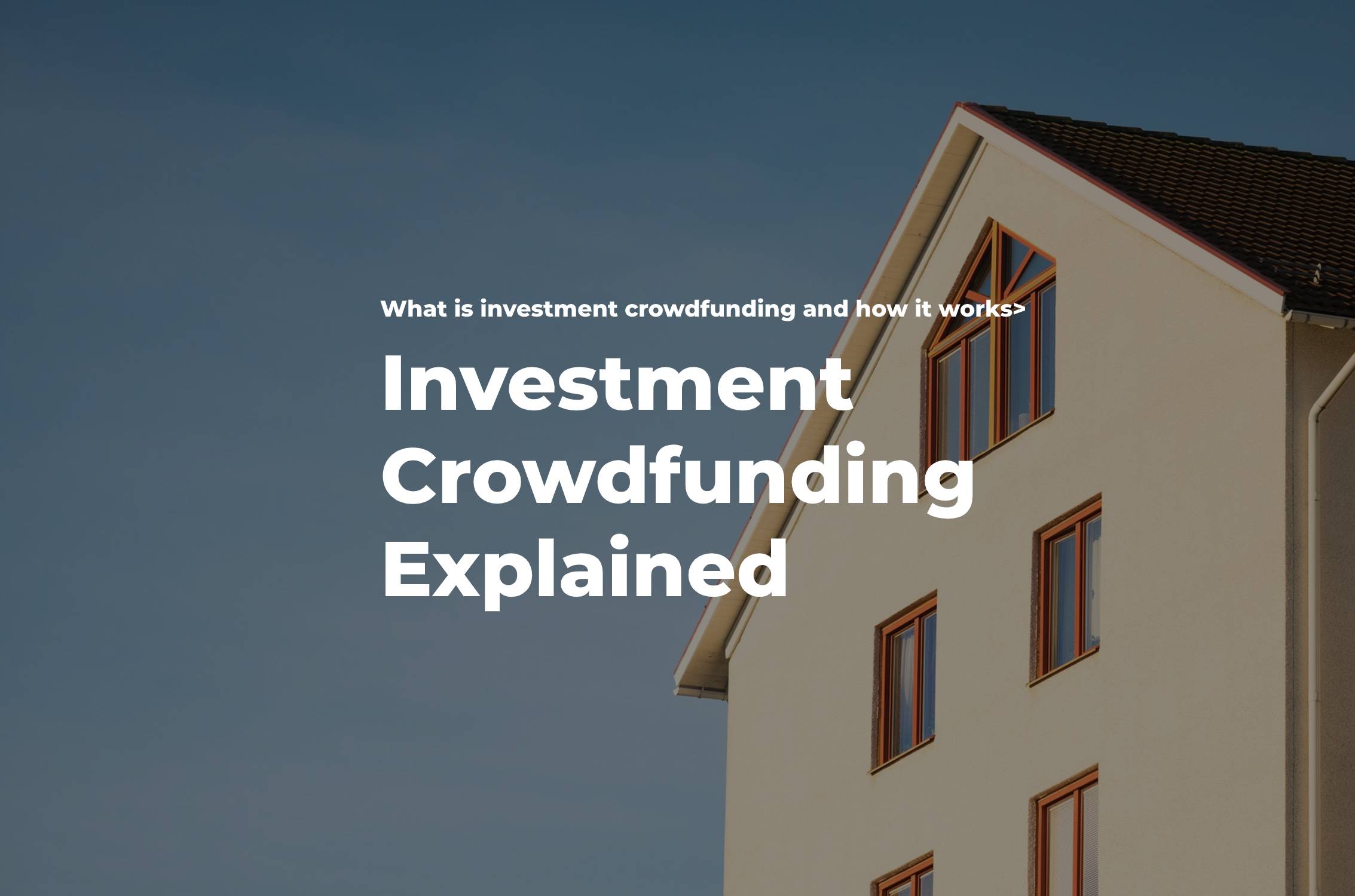 What Is Investment Crowdfunding?