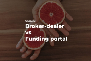 Crowdfunding broker-dealer vs funding portal which to start