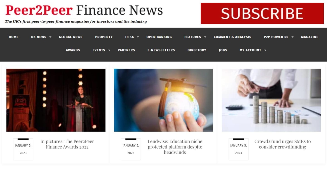p2p finance news