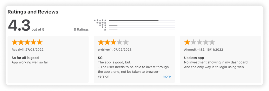 Seedrs app reviews