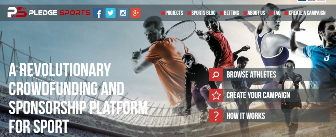 PledgeSports-1100x448 Crowdfunding for Sports: Is That a Thing?