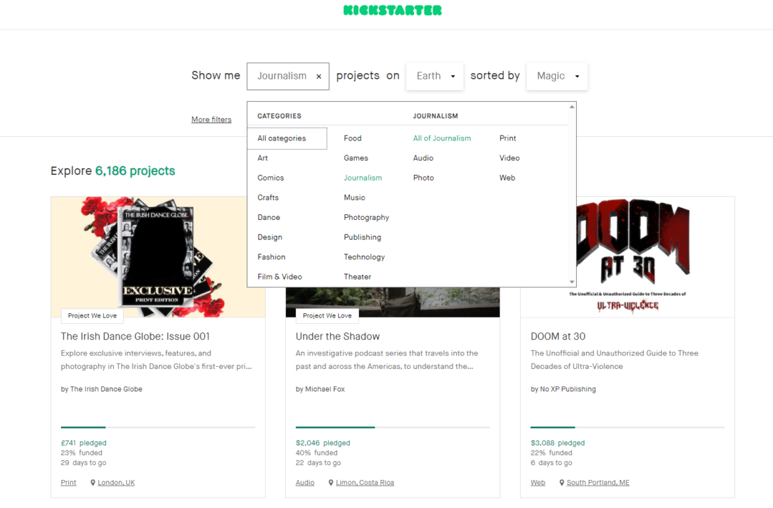 kickstarter-filters-1100x723 Crowdfunding for Small Businesses: What You Need to Know