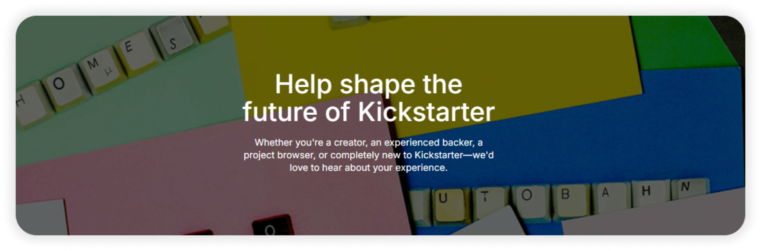 Kickstarter Research Program