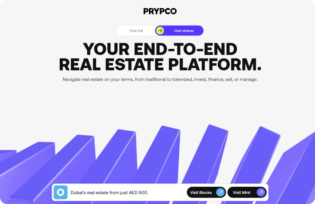 Prypco real estate platform