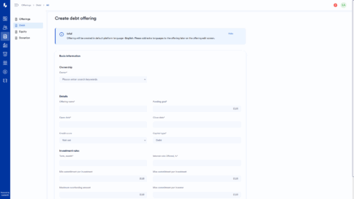 LenderKit debt offering