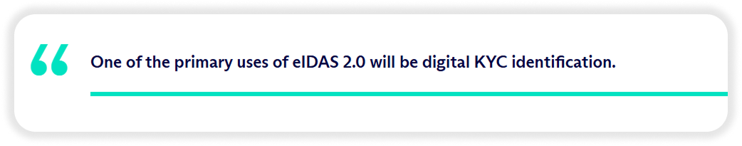 how eIDAS will be used - KYC