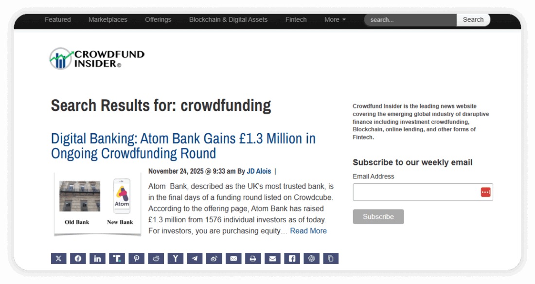 Crowdfund Insider