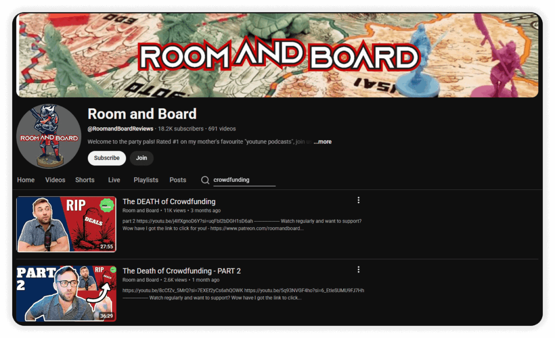 Room and Board