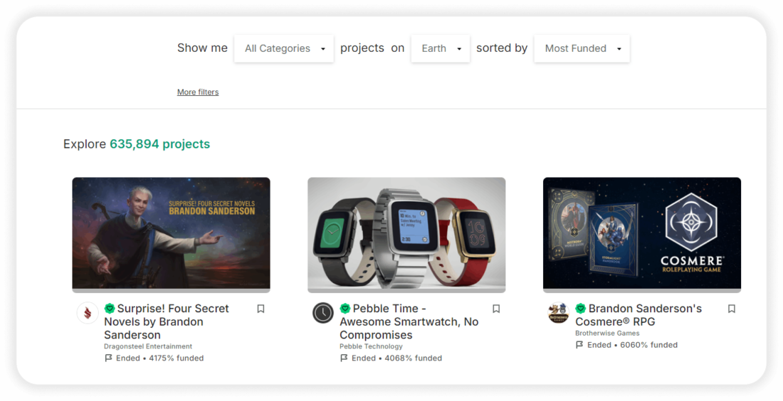 10 Unique Features from Kickstarter and Indiegogo